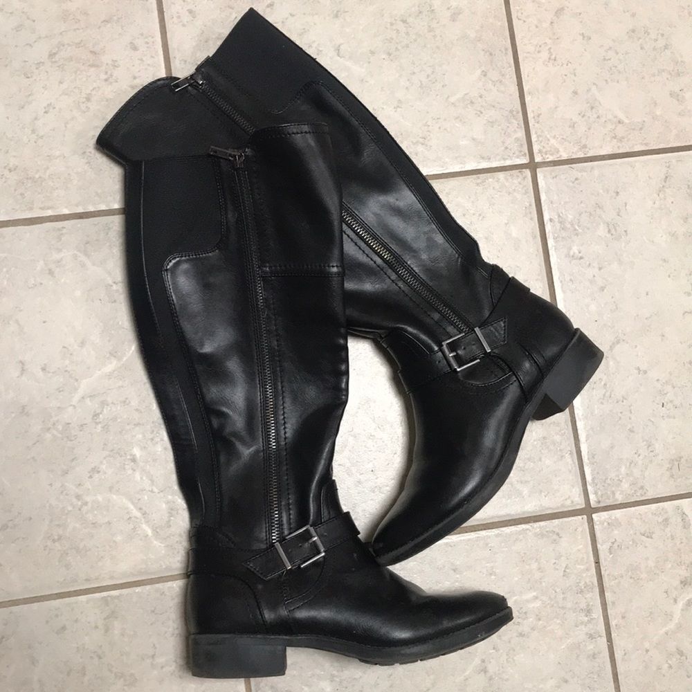 Black target riding boots size 7